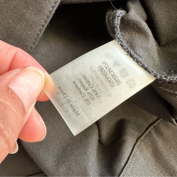 NWT Universal Standard Chelsea Stretch Cotton Twill Jacket Black Size Small (XL) - Picture 9 of 9